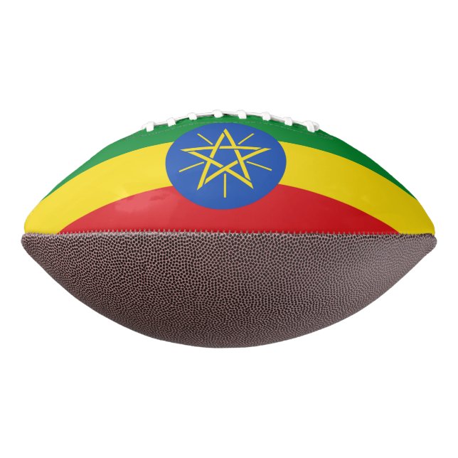 Ballon De Foot Football américain patriotique avec drapeau d'Ethi (Tourné à 270°)