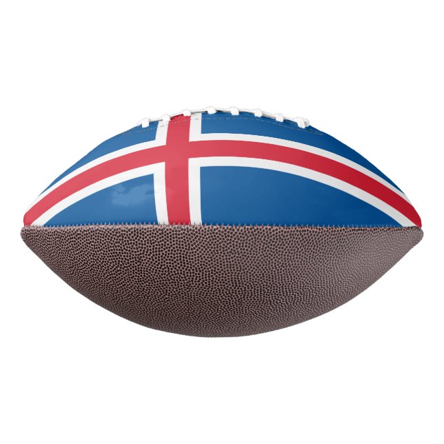Ballon De Foot Football américain patriotique avec drapeau d'Isla (Tourné à 270°)