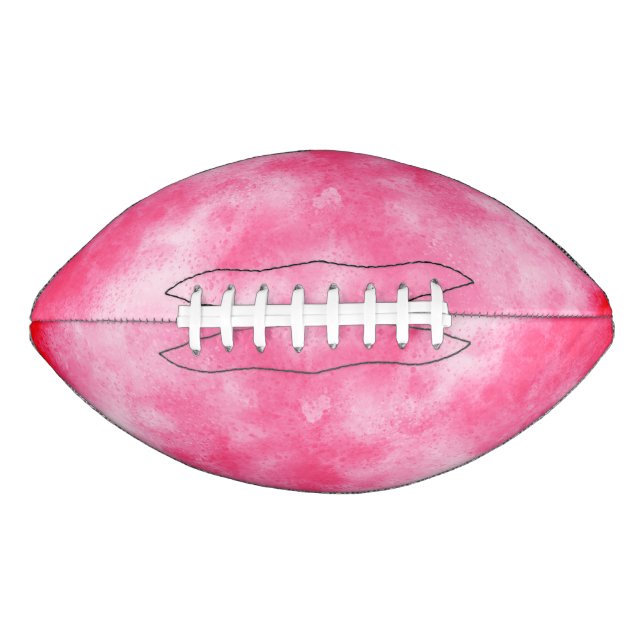 Ballon De Foot Football américain rose (Devant)