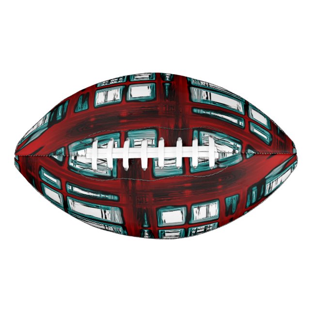 Ballon De Foot Football d'art Abstrait (Devant)