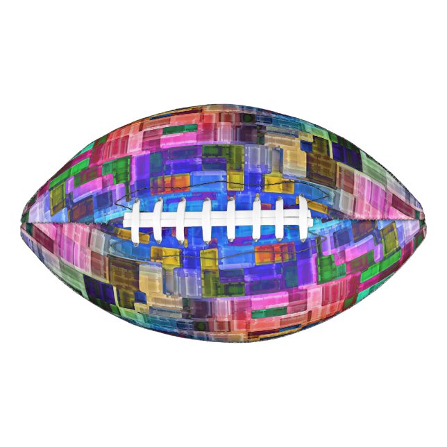Ballon De Foot Football d'art Abstrait (Devant)