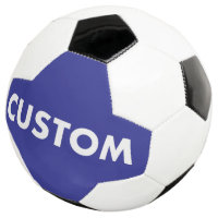 Football de soccer personnalisé BLEU
