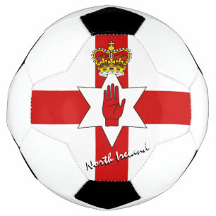 Ballon De Foot Football en Irlande du Nord & Ulster Flag / Sports