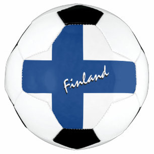 Ballon De Foot Football finlandais & Drapeau finlandais / Sports