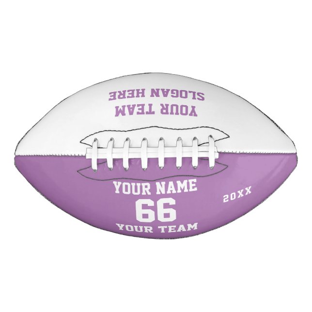 Ballon De Foot Football Liliac personnalisé avec nom, nombre, équ (Devant)
