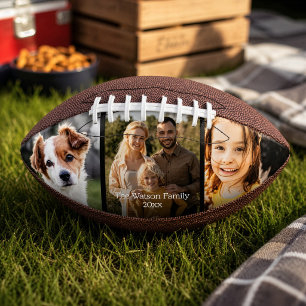 Ballon De Foot Football Moderne Personnalisé DIY Photo Famille No
