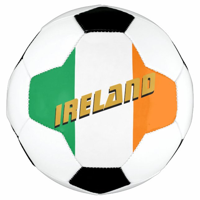 Ballon De Foot Football patriotique irlandais et drapeau irlandai (Devant)