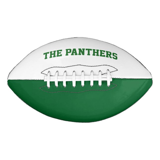 Ballon De Foot Football personnalisé vert et blanc (Devant)