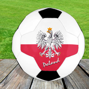 Ballon De Foot Football polonais & Drapeau polonais / Sports