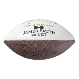 Ballon De Foot Football Proposition Groomsman
