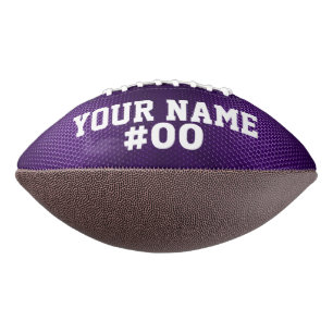 Ballon De Foot Football violet au carbone