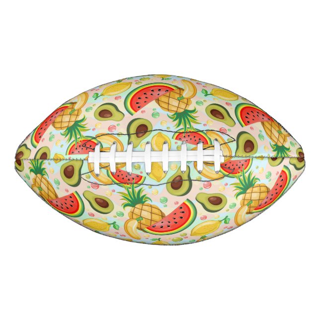 Ballon De Foot Fruits d'été frais Motif (Devant)