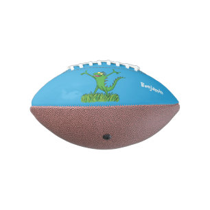 Ballon De Foot Funny green smiling animated iguana lizard