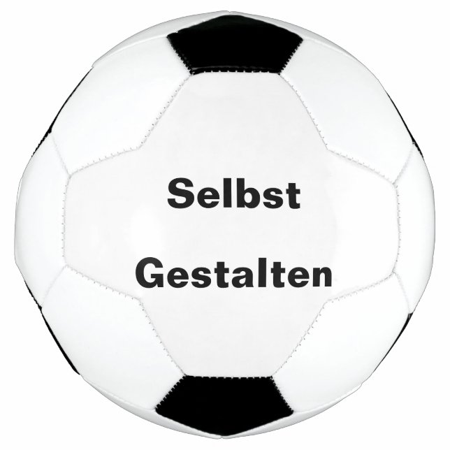 Ballon De Foot Fußball Selbst Online Gestalten - Vorlage (Devant)