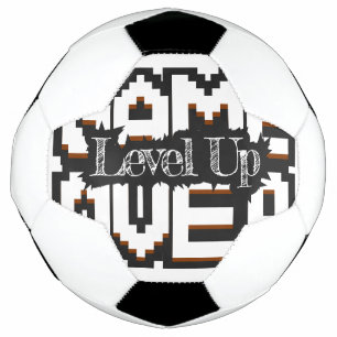Ballon De Foot Game Over, Level Up : Monde de jeu rétro pixelisé