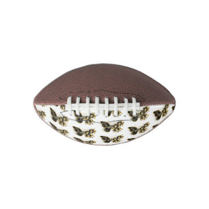 Ballon De Foot Gold flower Butterfly with Black Orchid