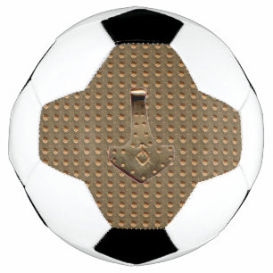 Ballon De Foot Gold Thor Hammer Gold Indent balle de football