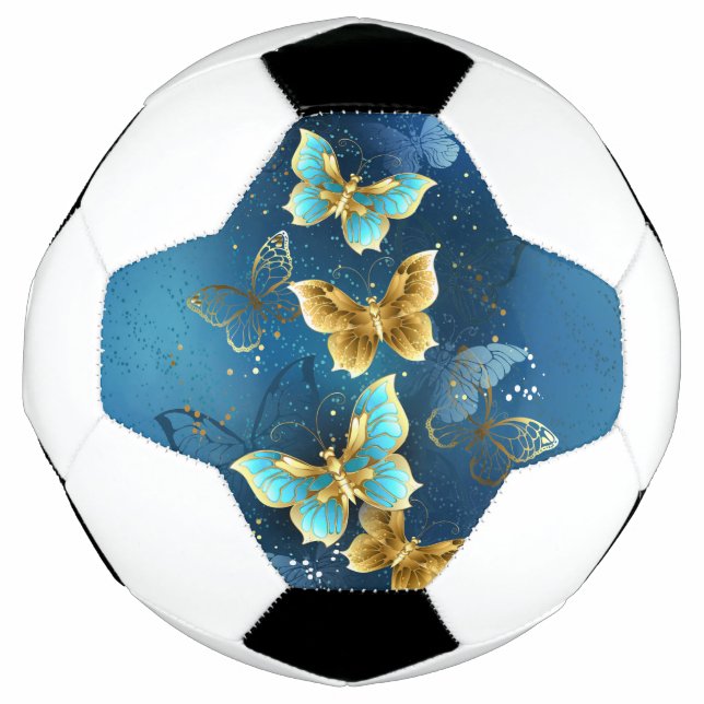 Ballon De Foot Golden butterflies (Devant)