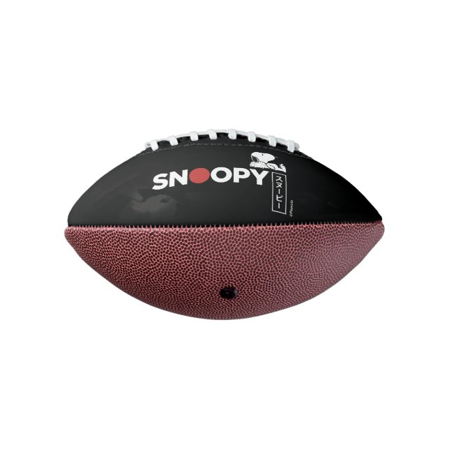 Ballon De Foot Graphique de typographie japonaise Snoopy (Tourné à 270°)
