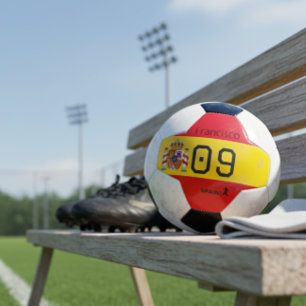 Ballon De Foot Graphique personnalisé de l'athlète de l'équipe na