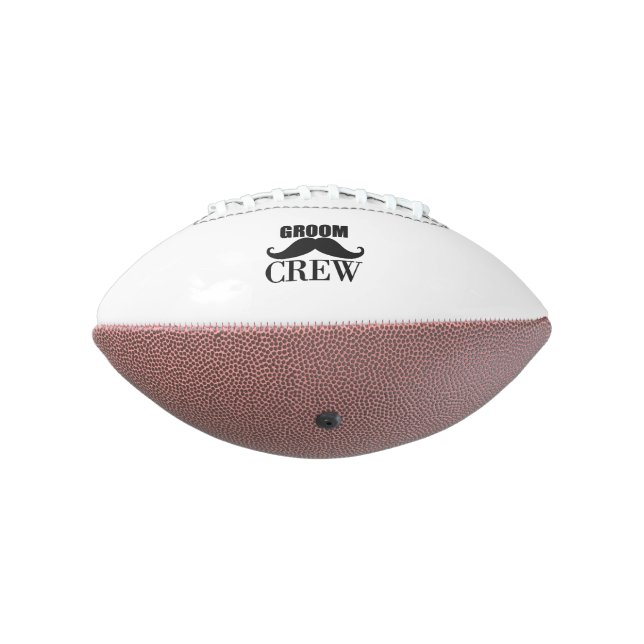 Ballon De Foot Groom Crew Bachelor Party Mariage Black Cadeau (Tourné à 270°)