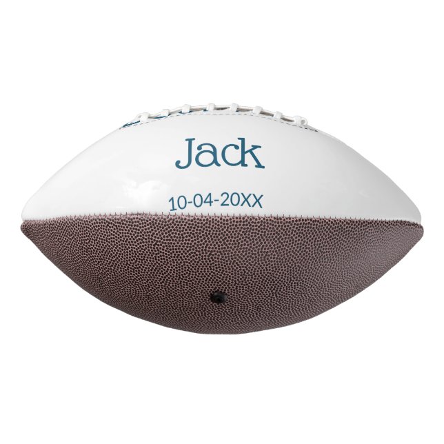 Ballon De Foot groomsman meilleur man ajouter nom texte bachelore (Tourné à 270°)