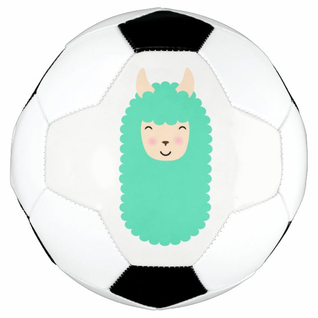 Ballon De Foot Happy Emoji Llama Soccer Ball (Devant)