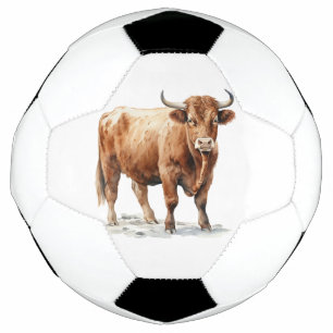 Ballon De Foot Highland Cow