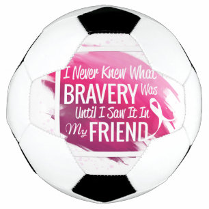 Ballon De Foot Hope Breast Cancer conscience ruban rose sur le co