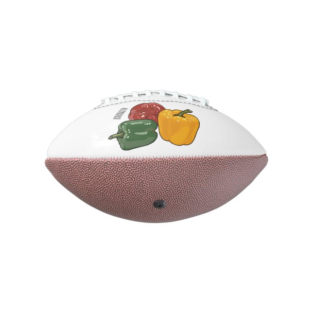 Ballon De Foot Illustration de dessin de Capsicum (Tourné à 270°)