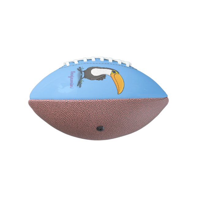 Ballon De Foot Illustration de dessin humoristique du toucan joye (Tourné à 270°)