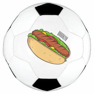 Ballon De Foot Illustration de Hot dog