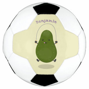 Ballon De Foot Illustration de la corde à sauter à l'avocat migno