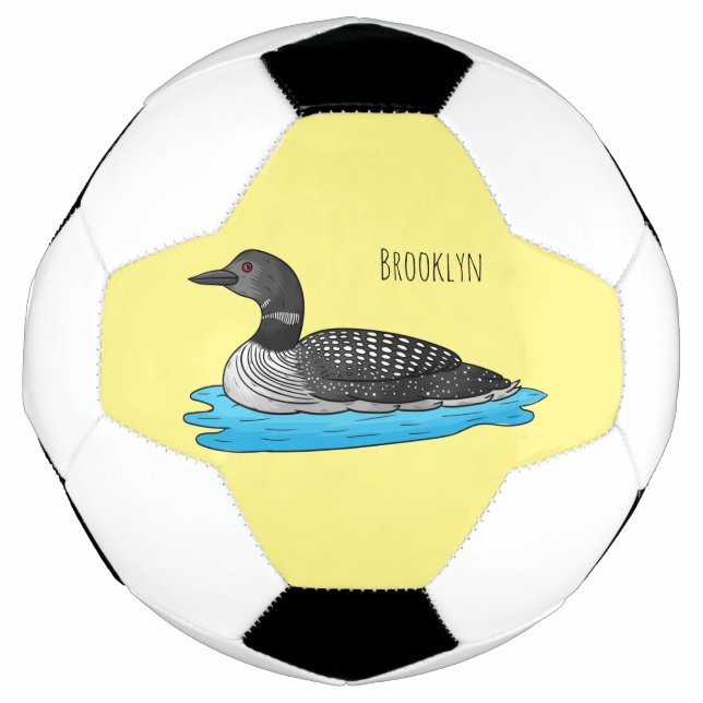 Ballon De Foot Illustration de Loon bird (Devant)
