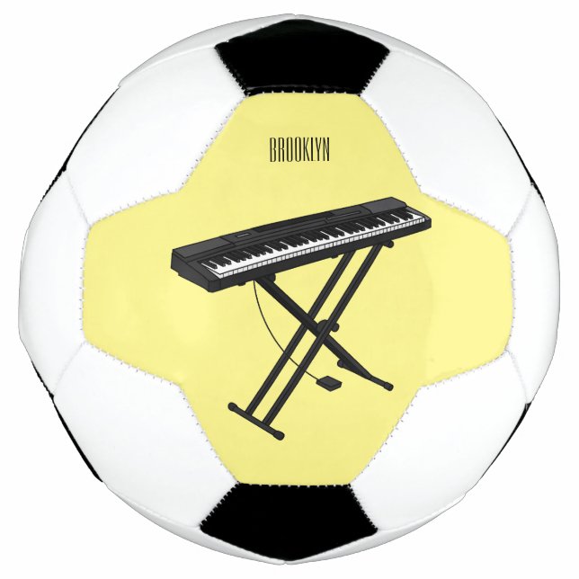 Ballon De Foot Illustration de piano clavier (Devant)