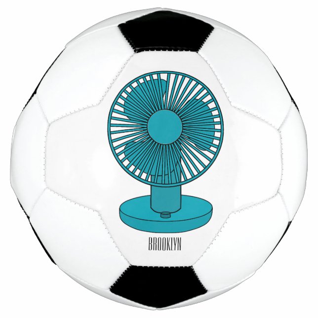 Ballon De Foot Illustration du ventilateur (Devant)