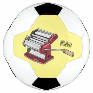 Ballon De Foot Illustration d'un fabricant de pâtes alimentaires