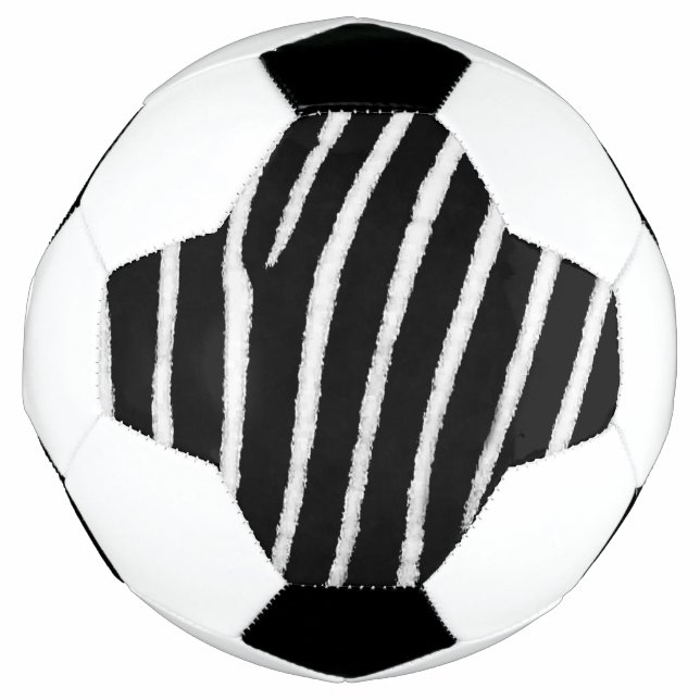 Ballon De Foot Impression Zebra (Devant)
