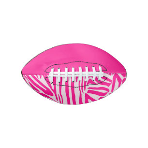 Ballon De Foot Impression zèbre rose
