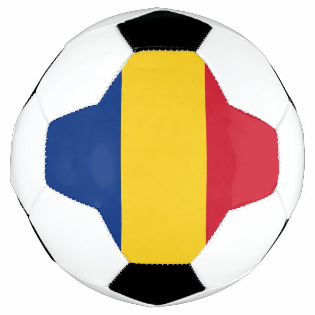 Ballon De Foot Indicateur Roumanie (Devant)