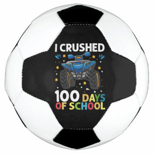 Ballon De Foot J'ai écrasé 100 jours de camion monstre de l'école