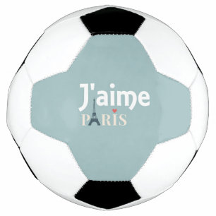 Ballon De Foot J'aime Paris Soccer Ball