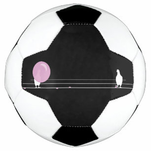 Ballon De Foot Joli Bubble rose Bubble Oiseaux de gomme sur un fi