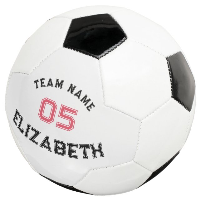 Ballon De Foot Joueur personnalisé Équipe Nom de l'école Jersey N (3/4)