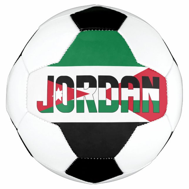 Ballon De Foot Jourdain Drapeau Patriotique  (Devant)