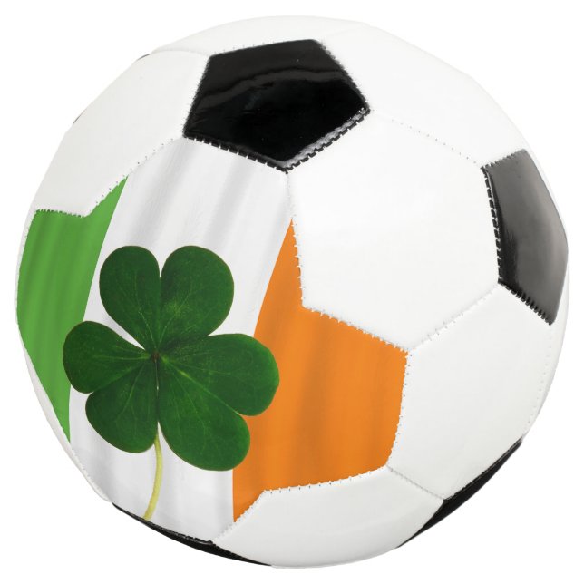 Ballon De Foot Joyeux Bal Shamrock du drapeau irlandais de la Sai (3/4)