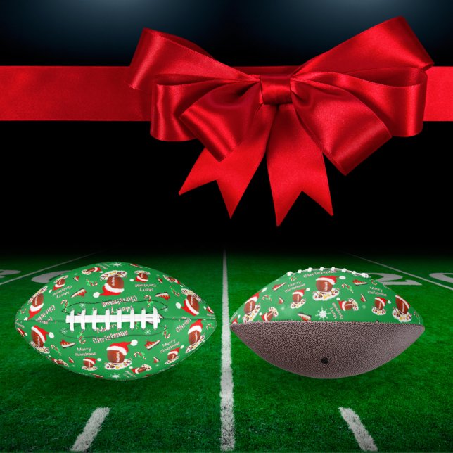 Ballon De Foot Joyeux Football de Noël avec Motif Snack (Créateur téléchargé)