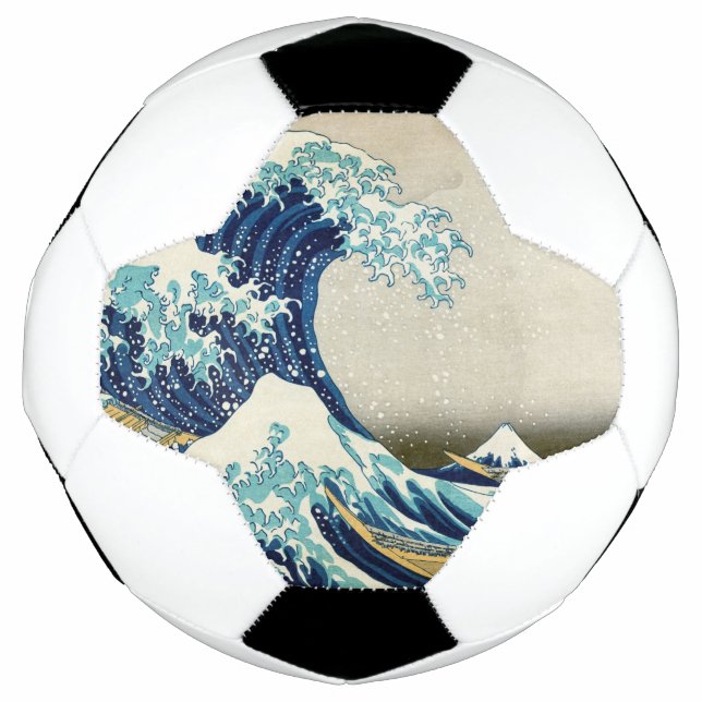 Ballon De Foot Katsushika Hokusai - La Grande vague au large de K (Devant)