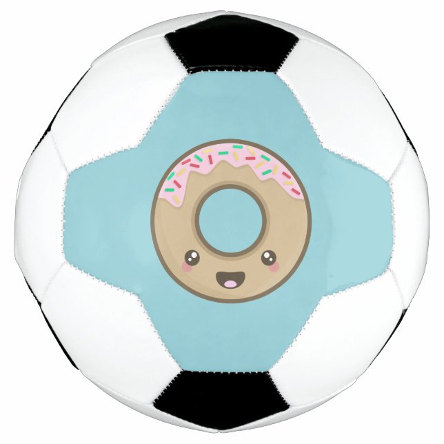 Ballon De Foot Kawaii Donut (Devant)