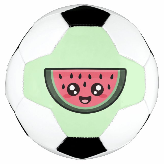 Ballon De Foot Kawaii Watermelon (Devant)